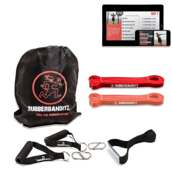 Rubberbanditz Resistance Band Kit in a Bag - Basic 5-50 lbs