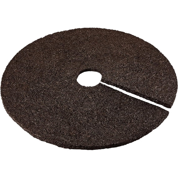 Rubberific 24" Rubber Mulch Tree Ring - 3 Pack (Black)