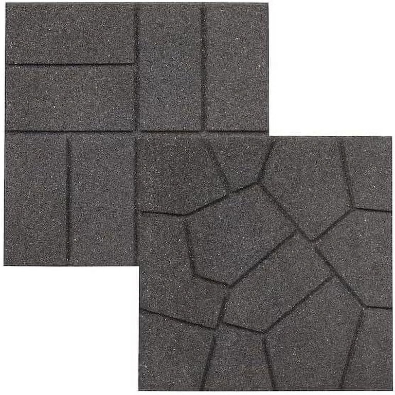 Rubberific Dual Sided Square Rubber Paver Floor Tiles 16 X 16 X 3/4 Rubberific Dual Sided Square Rubber Paver Floor Tiles 16 X 16 X 3/4