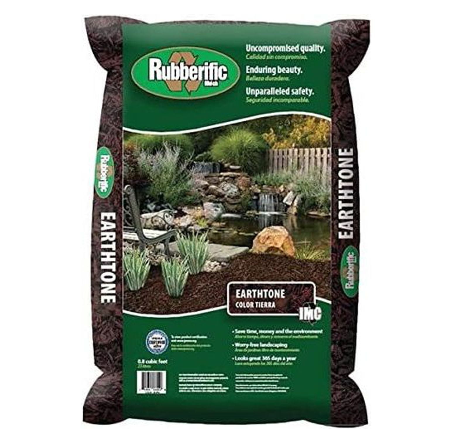 Rubberific Rubber Mulch Bagged Brown