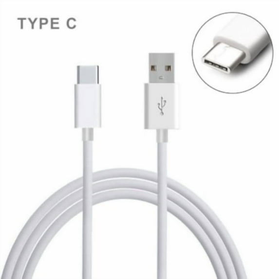 Rubberized 5 ft USB-C Type-C Data Sync Charger Charging Cable for OnePlus 10 Pro,9RT 5G, Nord 2 5G, Nord N200 5G, Nord CE 5G, 9 Pro, 9, 9R, Nord N10 5G, N100, 7T (White)