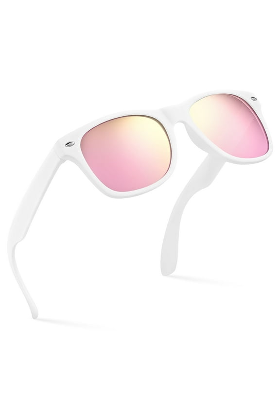 Classic Kids Sunglasses for Boys Girls Age 3-12 Shatterproof UV400 Toddler Children Sun Glasses