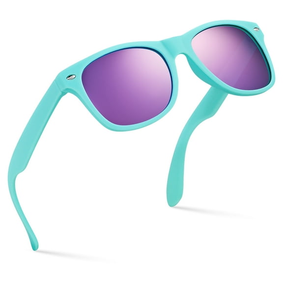 Classic Kids Sunglasses for Boys Girls Age 3-12 Shatterproof UV400 Toddler Children Sun Glasses