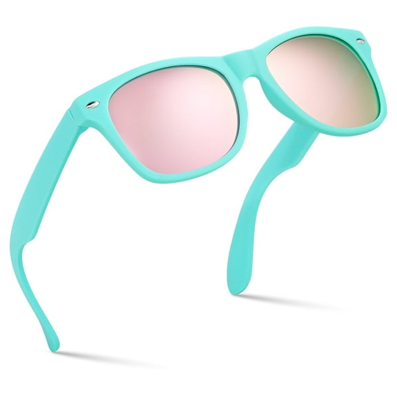 Classic Kids Sunglasses for Boys Girls Age 3-12 Shatterproof UV400 Toddler Children Sun Glasses