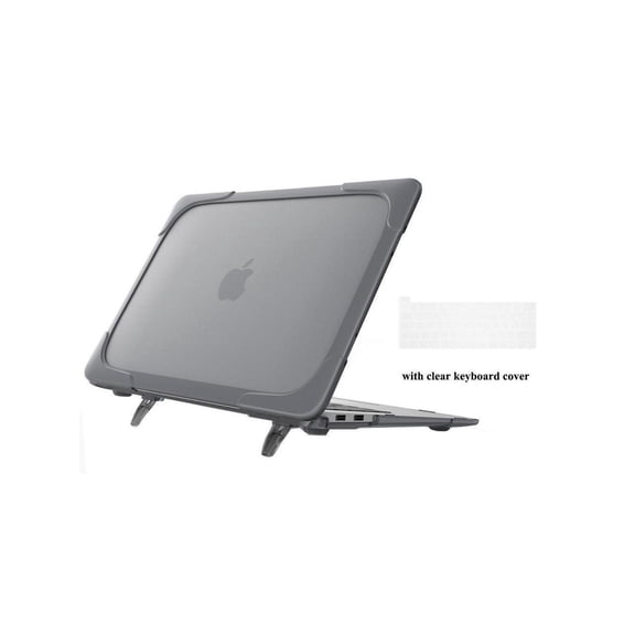 Rubberized Protective Case with Foldable Stand & Keyboard Cover for Apple Macbook Pro 16 inch 2021 2020 2019 Model A2141 with Touch Bar and Touch ID