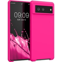 Rubberized TPU Case for Google Pixel 6 - Neon Pink