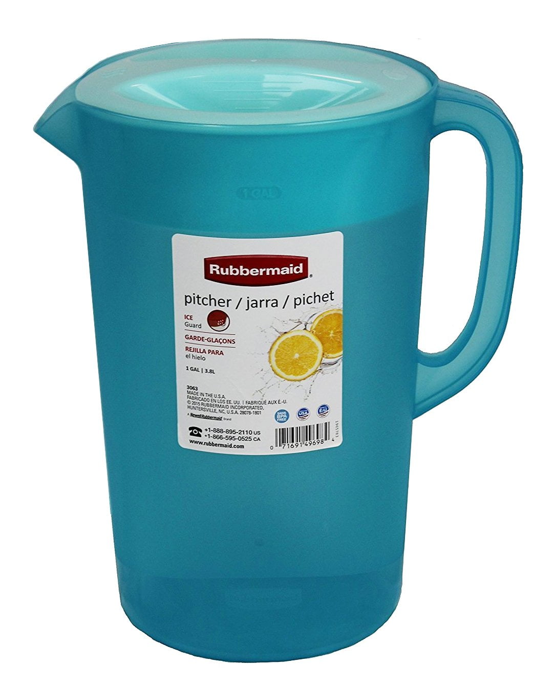 RUBBERMAID Covered Pitcher 2.25 qt - White with Red Cover,  price  tracker / tracking,  price history charts,  price watches,   price drop alerts