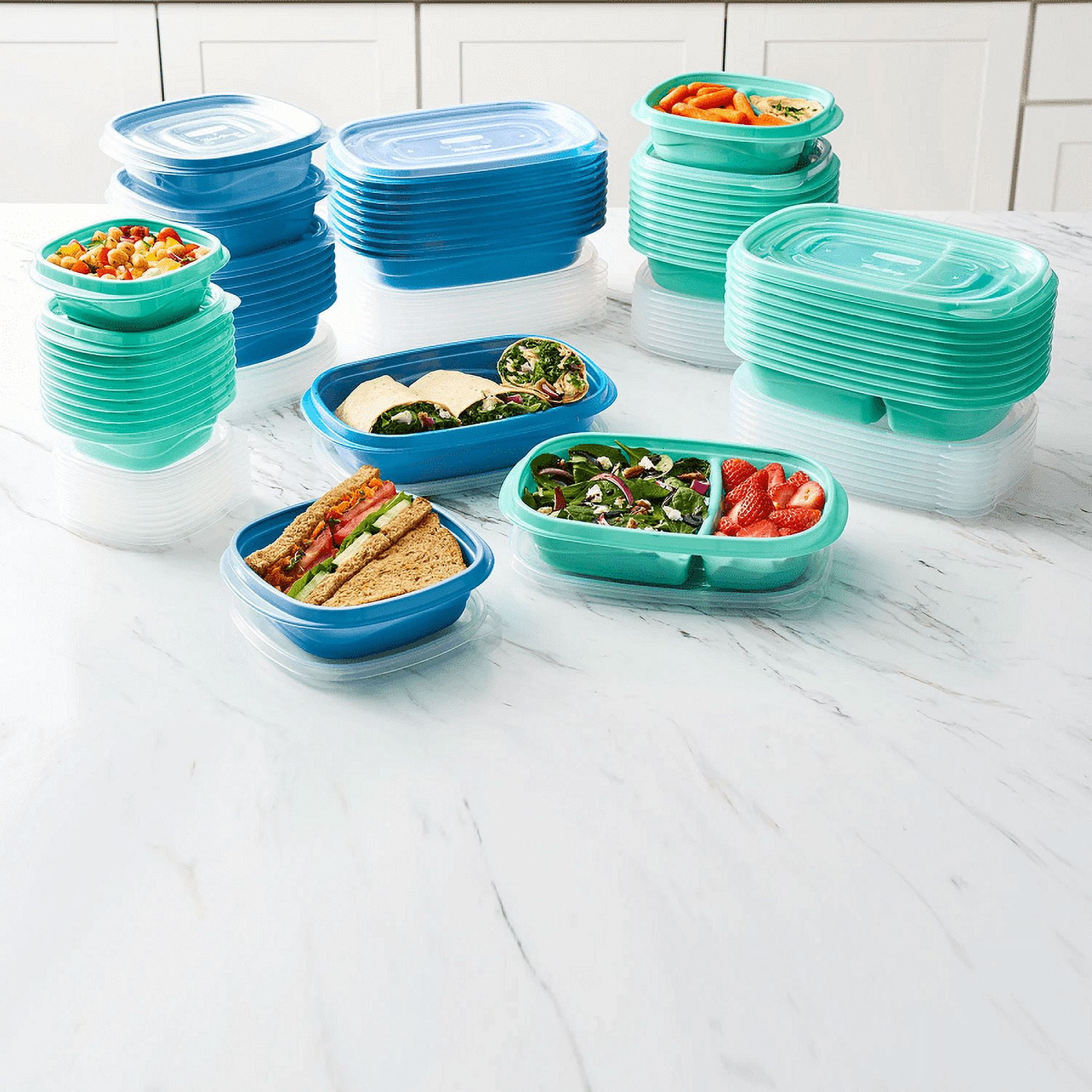 Rubbermaid® Take Alongs Meal Prep Round BPA-Free Plastic Food Storage  Container - 4 pack, 5 cup - Fry's Food Stores