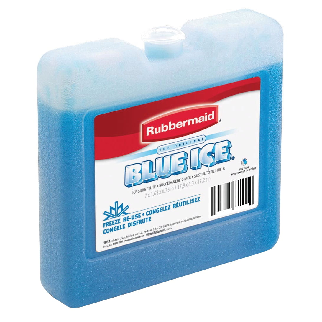 Rubbermaid 2879-RD-PERI Blue Plastic Ice Cube Trays - 2 Pack