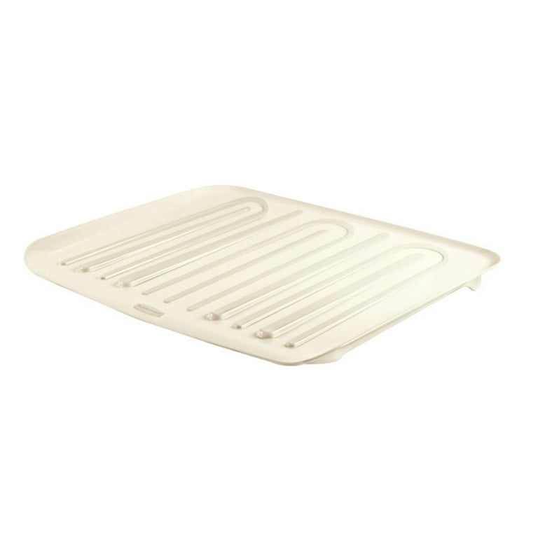 Rubbermaid 1182MABISQU Side Drainer Bisque Tray 14 4 5