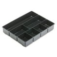 thumbnail image 1 of Rubbermaid Extra Deep Desk Drawer Director Tray Plastic Black 11906ROS, 1 of 4