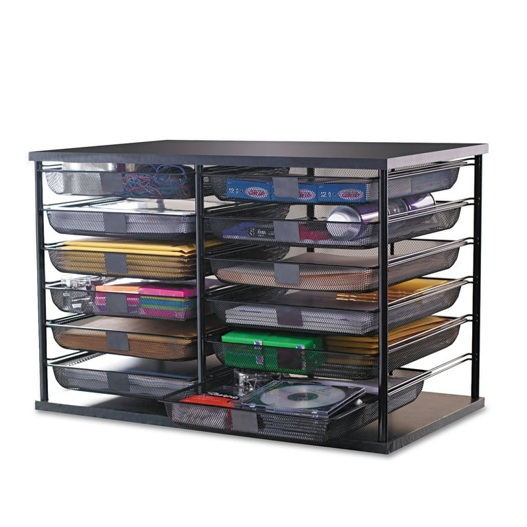 Rubbermaid 12-compartment Organizer With Mesh Drawers, 23 4/5 X