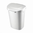 thumbnail image 1 of Rubbermaid  13 gal Touch Top Wastebasket, White - Case of 4, 1 of 1
