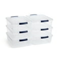 thumbnail image 1 of Open Box Rubbermaid 16 Quart Plastic Storage Tote Container with Lid (6 Pack), 1 of 7