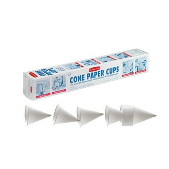 Rubbermaid 163406BLWHT Disposable Paper Cups Paper White For Rubbermaid 8250 Cup Dispensers