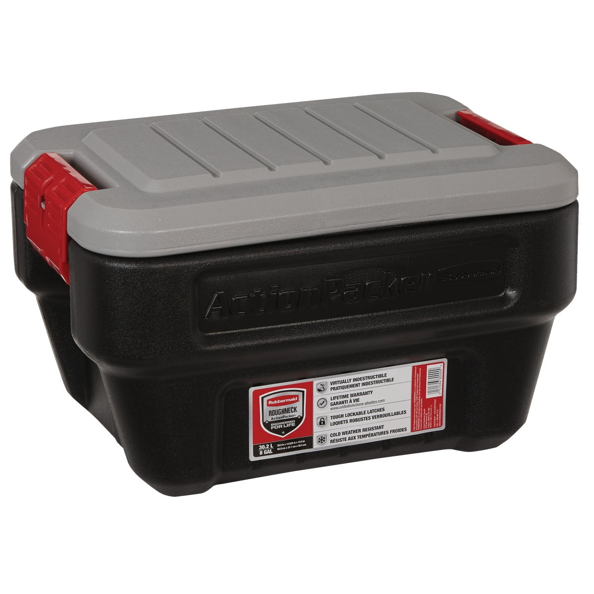Action Packer United Solutions 269997 Rubbermaid Action Packer Plastic Lockable ...
