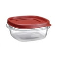 thumbnail image 1 of Rubbermaid 1777084 Food Storage Container, 1-1/4 Cup, Clear Base, 1 of 7