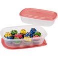 Rubbermaid 1787832 Rectangular Take Alongs Container 2 Piece Set, Pack