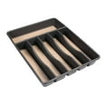 thumbnail image 1 of Rubbermaid 1922433 Large No-Slip Cuttlery Tray, Black, 1 of 2
