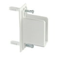 thumbnail image 1 of Rubbermaid 1950472 White FreeSlide Fixed Mount Wall End Bracket, 1 of 2
