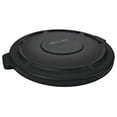 thumbnail image 1 of Rubbermaid 20 gal Plastic Garage Trash Can Snap-On Lid, Black, 1 of 2