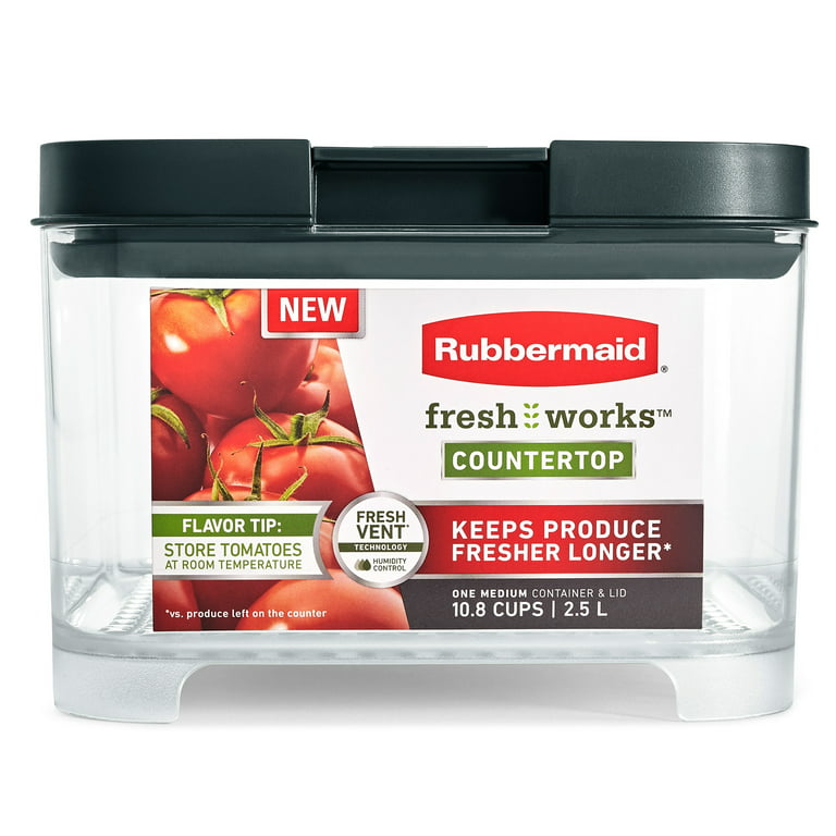 Keep Produce Fresh Longer with Rubbermaid FreshWorks Produce
