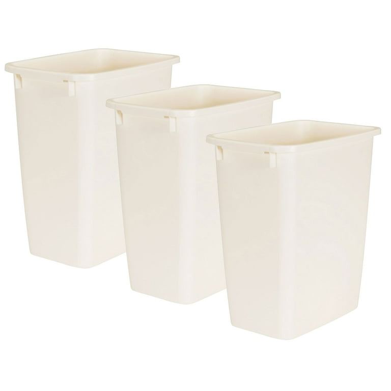GARBAGE TIME 1.3.4QUARTER　各1BOXセット 13.2+1.3 Gallon Trash Can Combo Set, Stainless Steel Garbage Bin