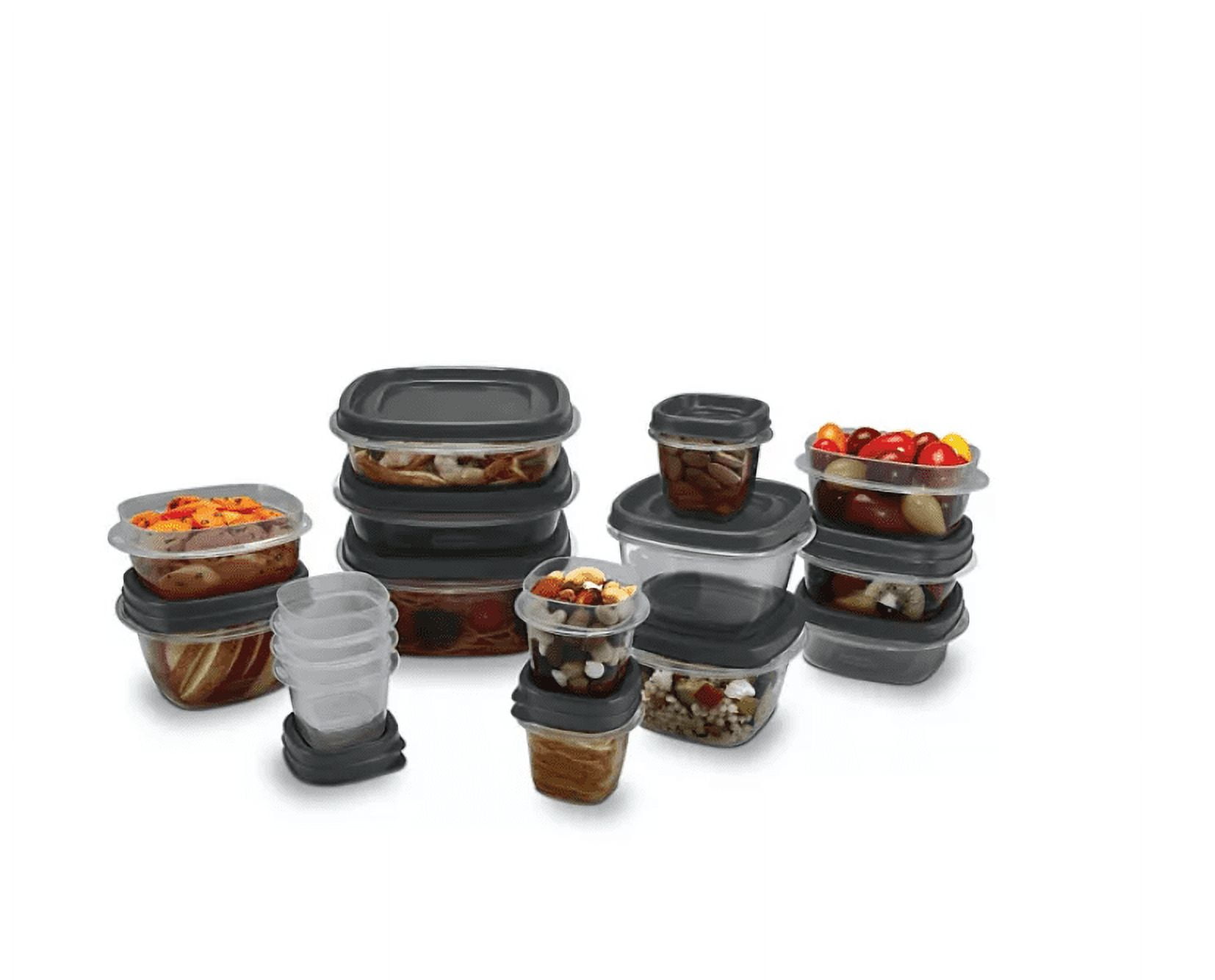 Rubbermaid 30 pc Food Storage Container Set with Easy Find Lids Forest  Green