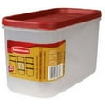 thumbnail image 1 of Rubbermaid 2168229 Racer Red 10 Cup Dry Food Plastic Storage Containers - Quantity of 6, 1 of 3