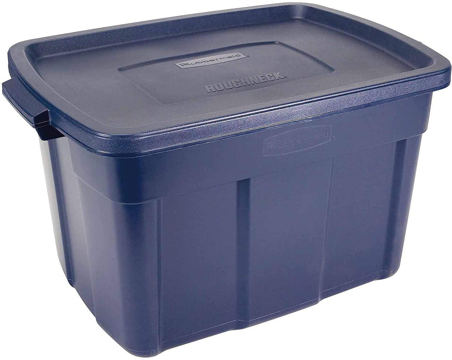 Rubbermaid 4-Pack 18.63-in W x 12.25-in H x 23.5-in D Clear Plastic  Stackable Bin at