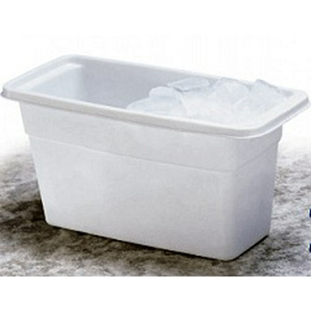 Rubbermaid 2862RDWHT Ice Cube Storage Bin, 61/8 i