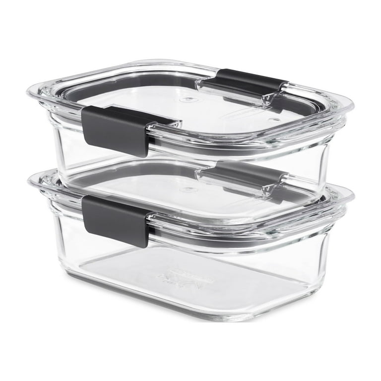 Rubbermaid Brilliance 3.2 C. Clear Rectangle Food Storage Container