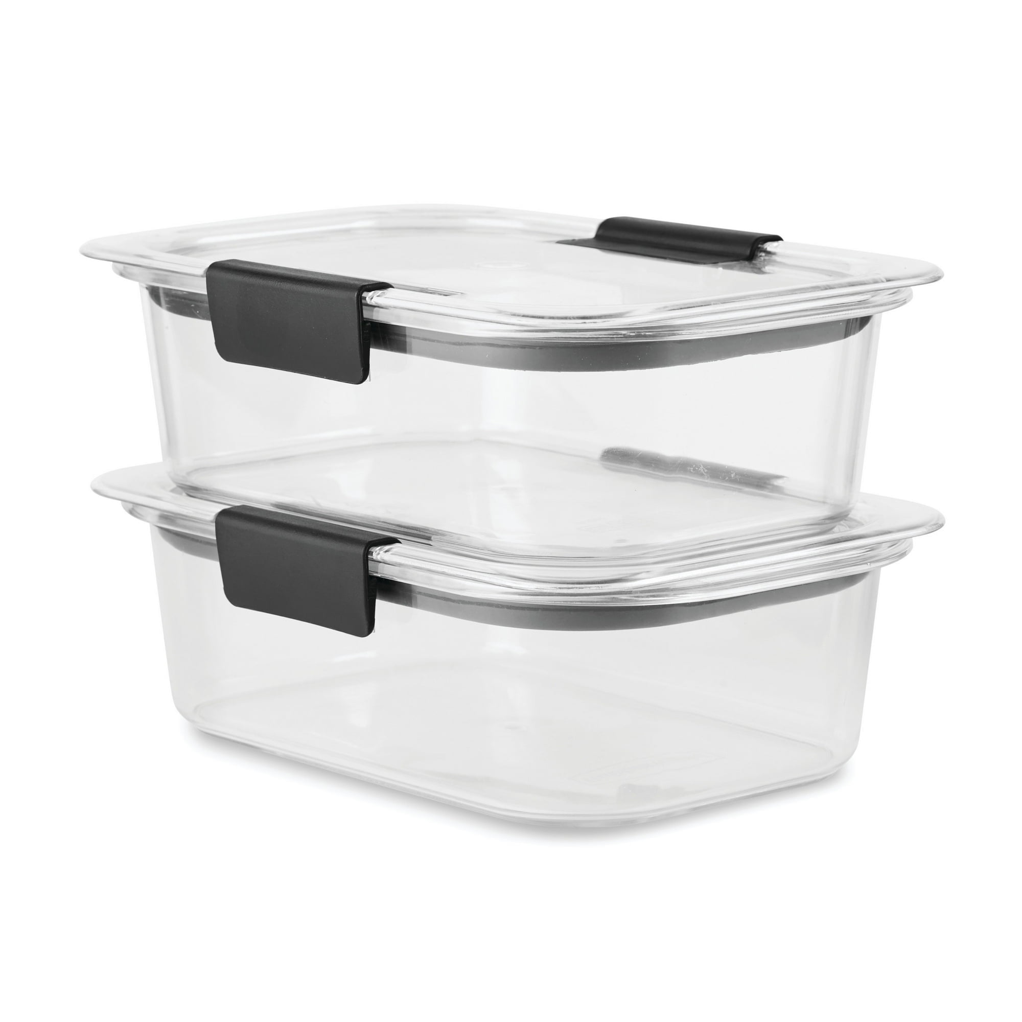 Rubbermaid Brilliance Stain-Proof Food Containers – 2-Pack Leak-Proof