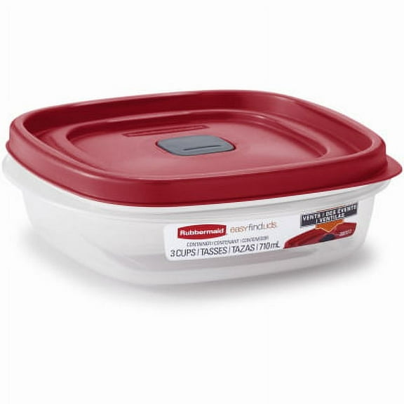 Rubbermaid 3 Cup Square Food Container