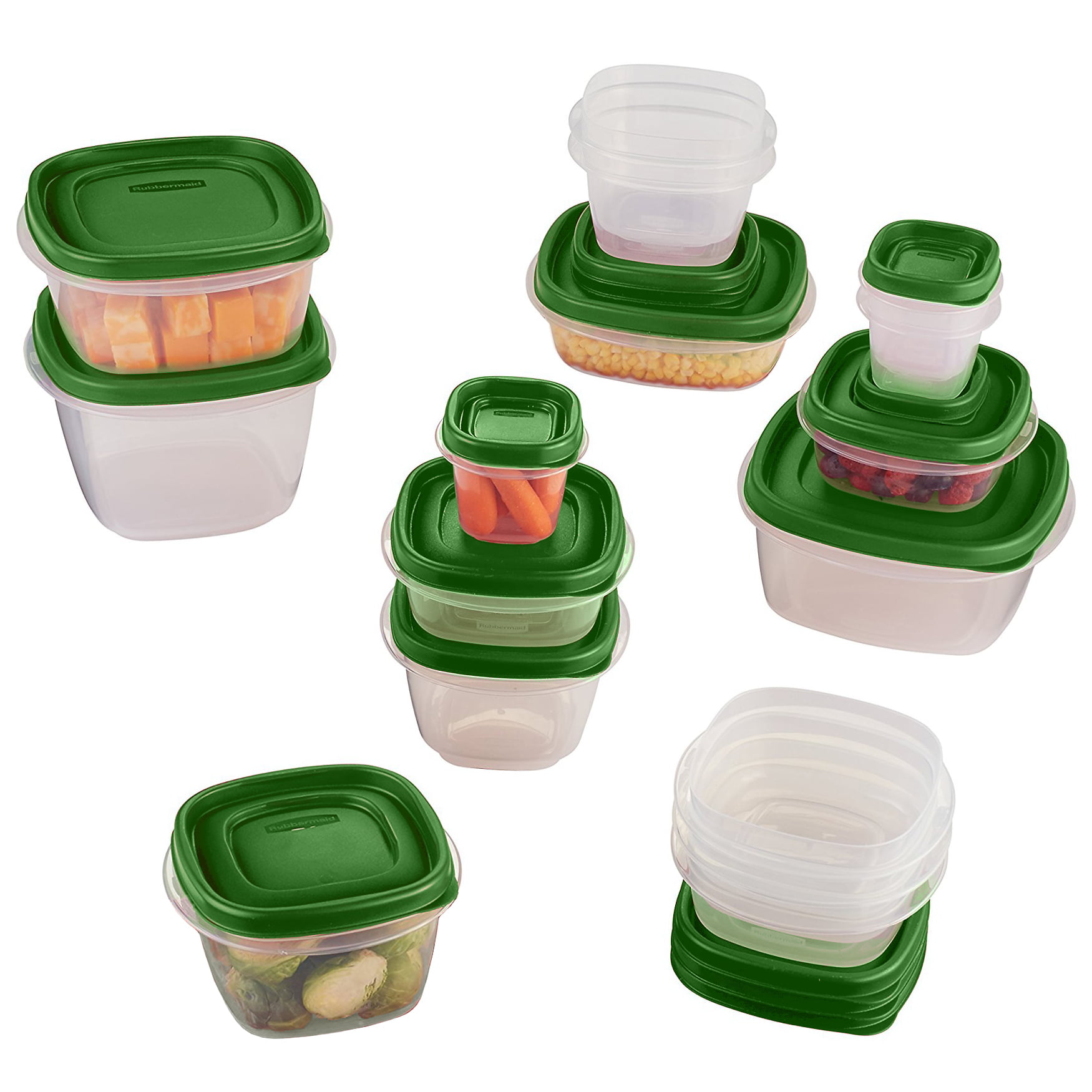 Rubbermaid 30 pc Food Storage Container Set with Easy Find Lids