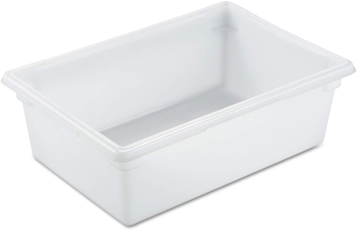 White 12.5 Gallon Plastic Food Storage Box