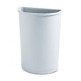 thumbnail image 1 of Rubbermaid 352000GY Untouchable StyleLine Receptacle  Half-Round  Plastic  21gal  Gray, 1 of 1