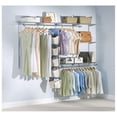 thumbnail image 1 of Rubbermaid 3G5902WHT 4 to 8 ft. 5 Shelves Configurations Custom Closet Kit, 1 of 1