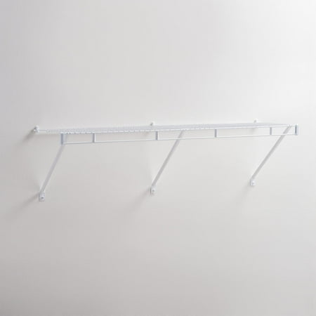 Rubbermaid 4' Wardrobe Prepack ShelfWhite