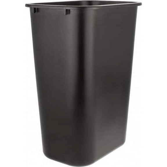 Rubbermaid 41 Qt Lidless Garbage Can, Black