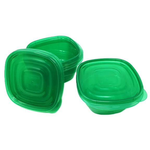 Rubbermaid 5.2 Cup Holiday Deep Holiday Container, 4 Count