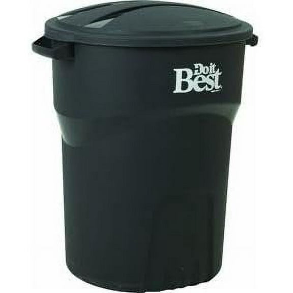 Rubbermaid Garbage Can Indoor Trash Bin With Handles - 30 Gal, Black