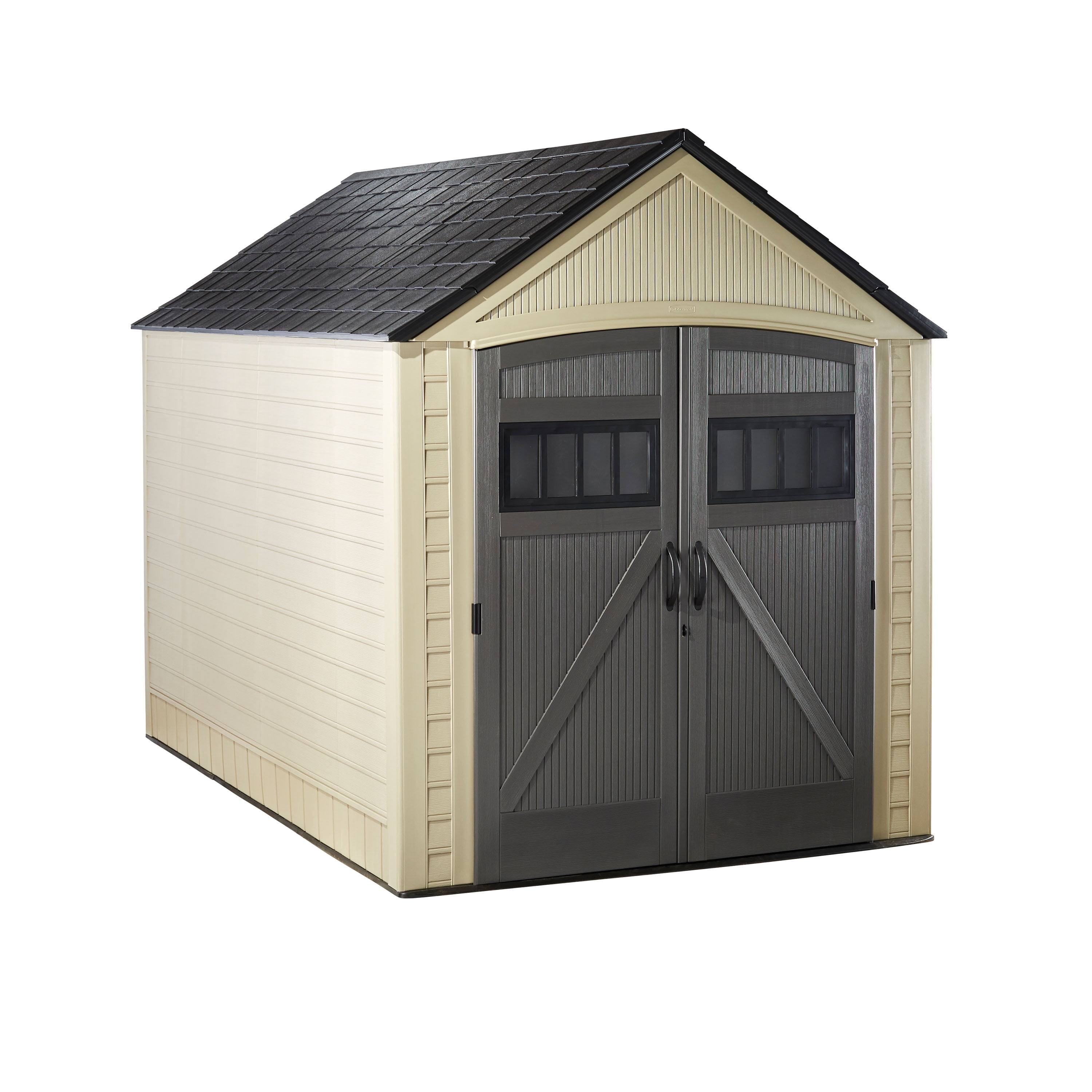 Rubbermaid 5-ft x 2-ft Roughneck Resin Storage Shed (Floor Included) at