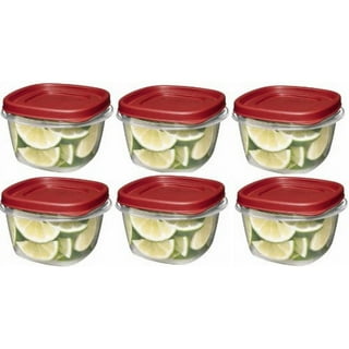 Rubbermaid Plastic Easy Find Lid Food Storage Set 1.25 Cup 4pc 1777183 for  sale online