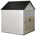 Rubbermaid 7x7' Durable Weather Resistant Resin Outdoor Storage Shed