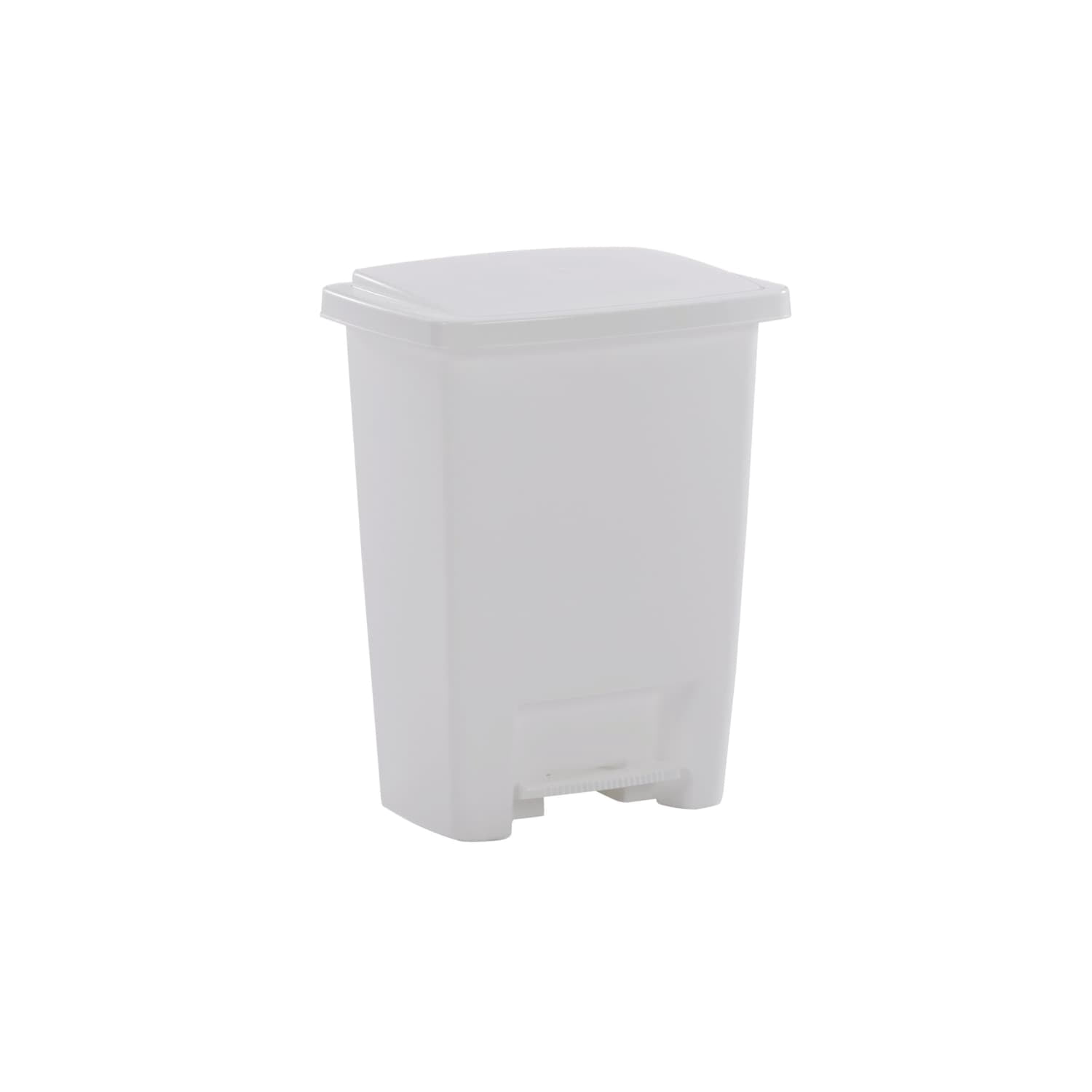 Rubbermaid 8.25G Step-On Trash Can, White