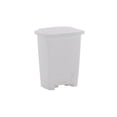 thumbnail image 1 of Rubbermaid 8.25G Step-On Trash Can, White, 1 of 6