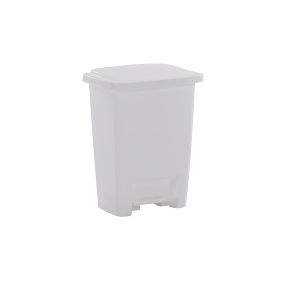 Rubbermaid 8.25G Step-On Trash Can, White