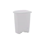 Rubbermaid 8.25G Step-On Trash Can, White
