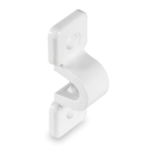 Rubbermaid C-Clamp Plastic Clamps - White - 20 Count